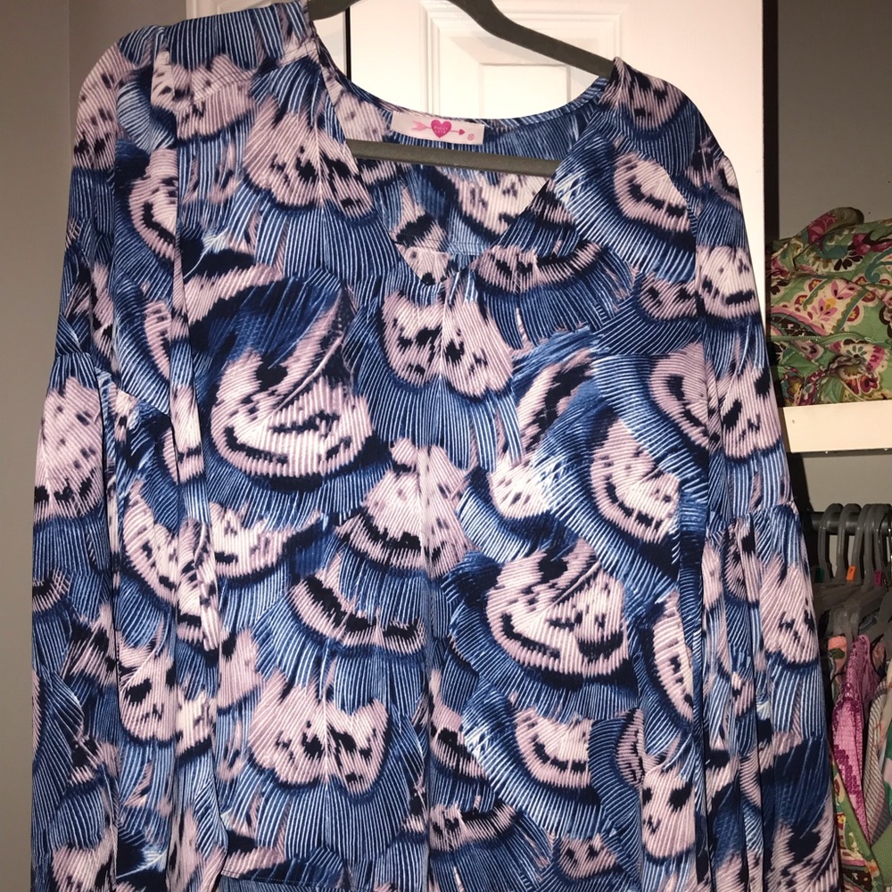 Buddy Love bell sleeve top